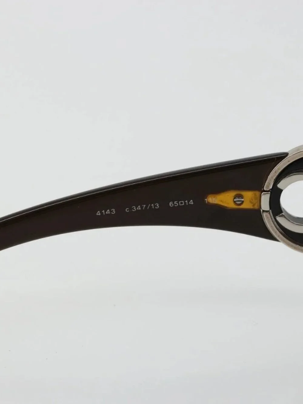 CHANEL Sunglasses plastic Brown CC Auth BA13437M display picture 2